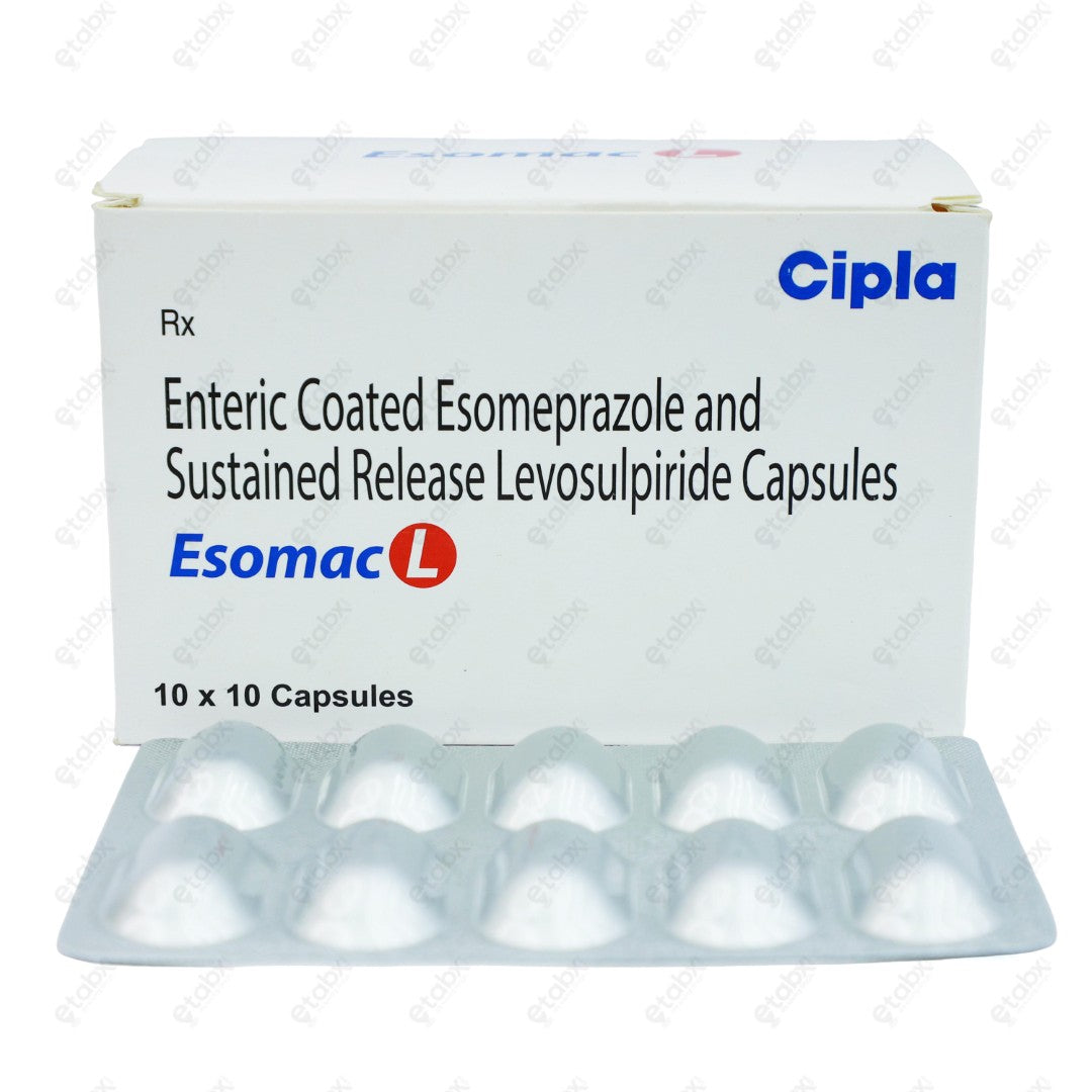 Esomac L Capsules 10's