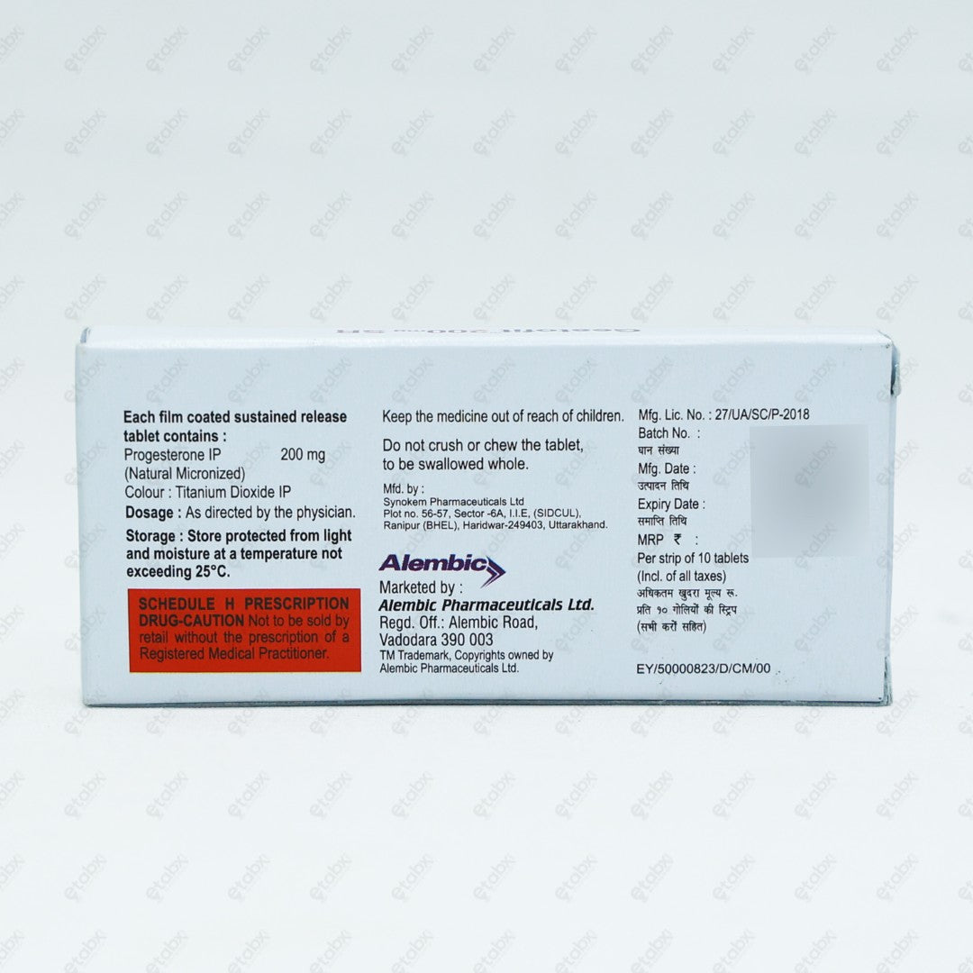 GESTOFIT 200MG SR Capsules 10's