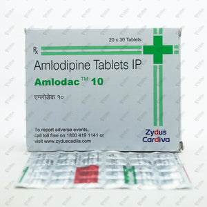 Amlodac 10mg Tablet 30's