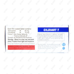 CILDIART T 40/10mg Tablets (10's)