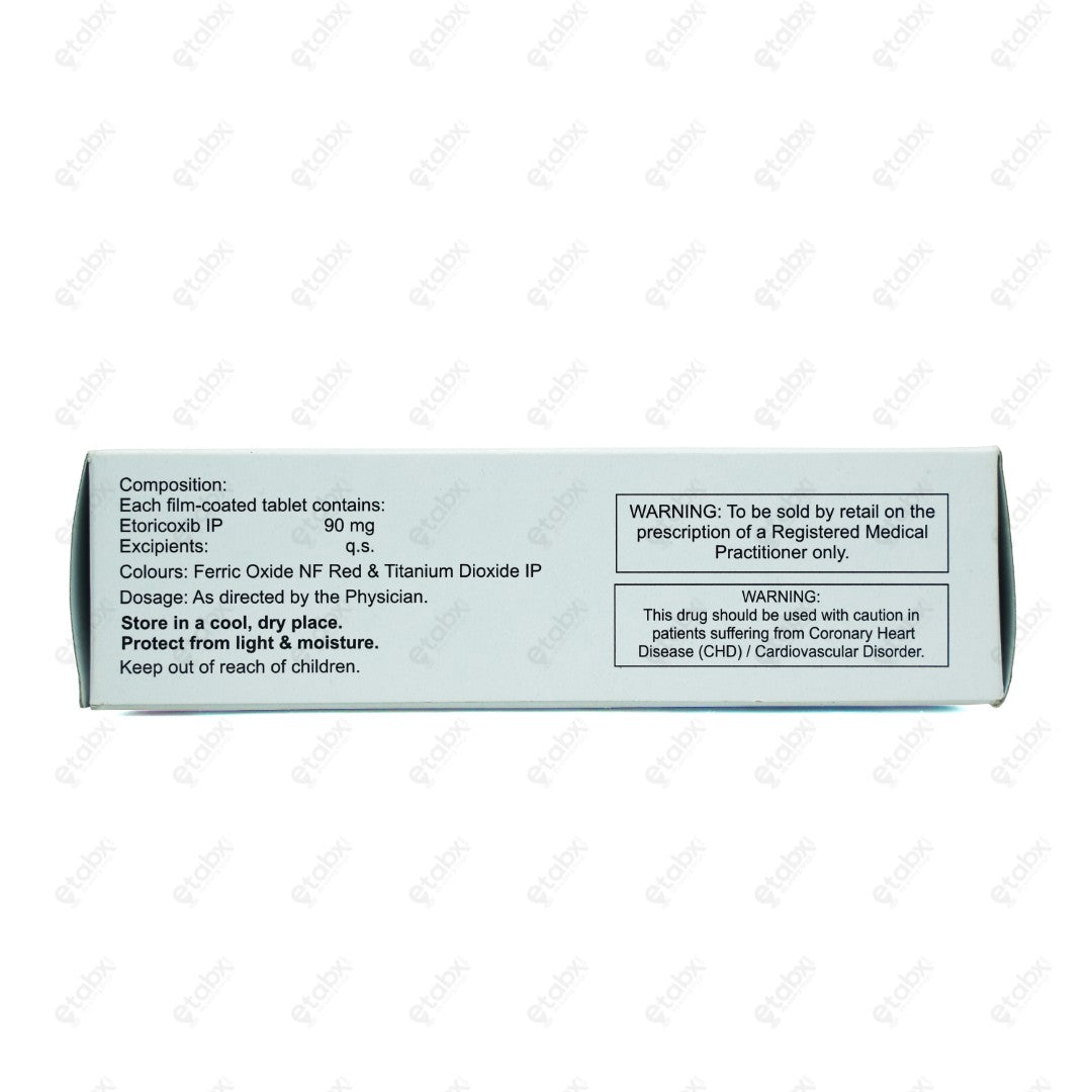 Etocox 90mg Tablet 10's
