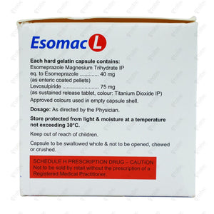 Esomac L Capsules 10's