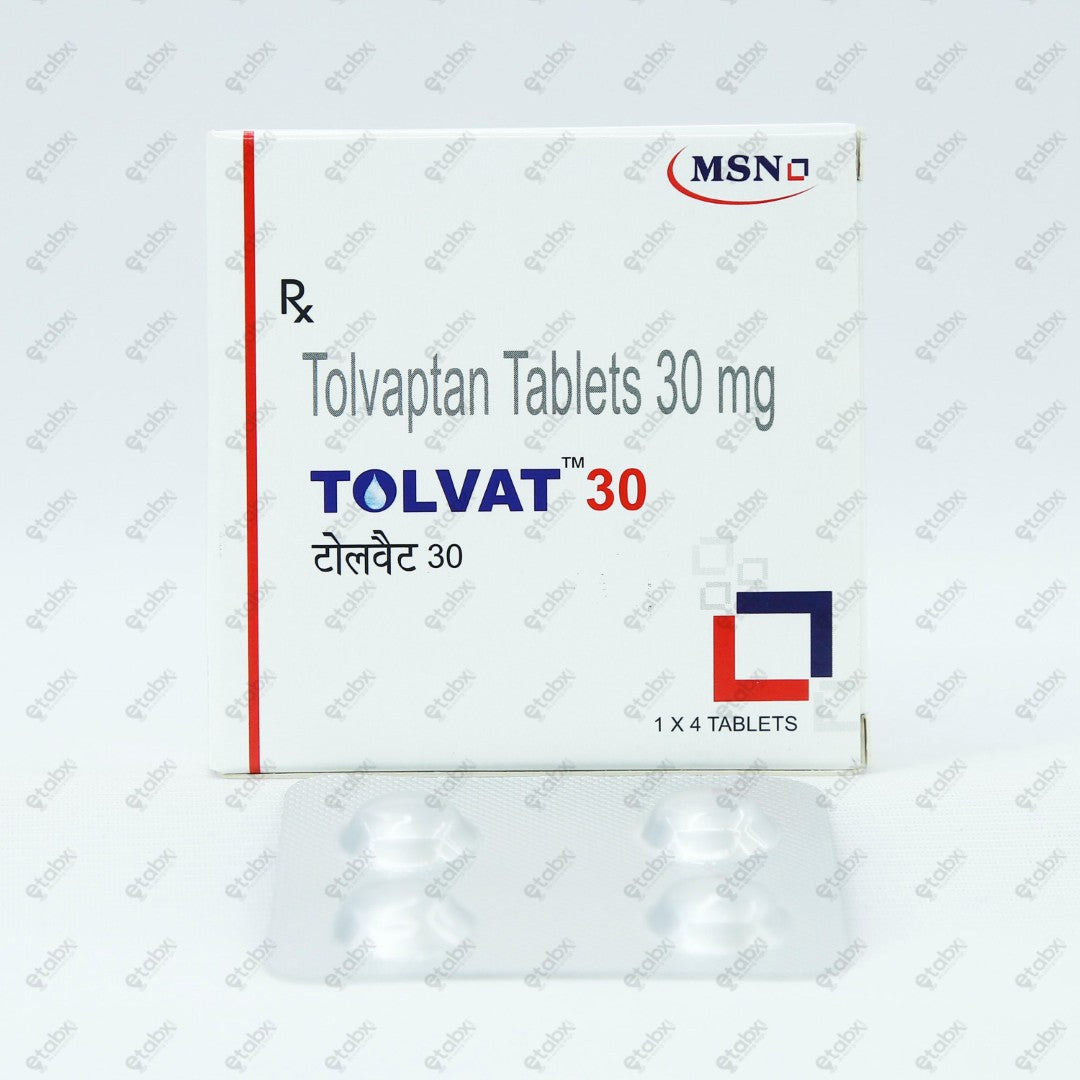 Tolvat 30mg Tablet 4's