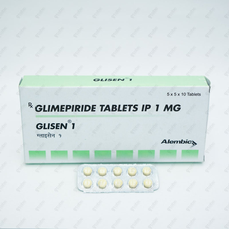 GLISEN 1MG Tablets 10's