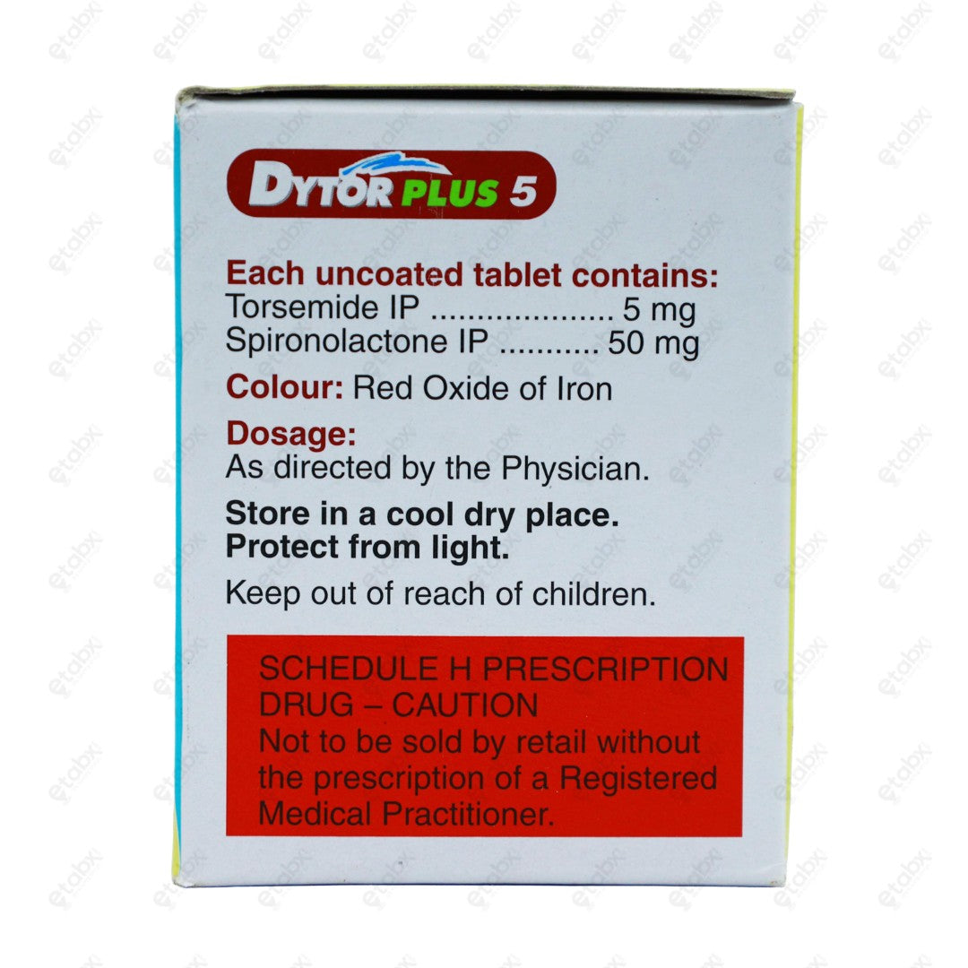 Dytor Plus 5mg Tablet 15's
