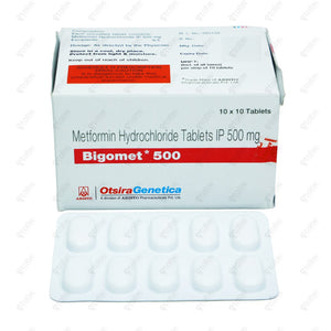 Bigomet 500 Tablet 10's