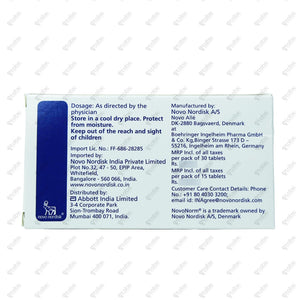 NOVONORM 0.5mg Tablet 15's
