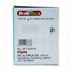 Dytor Plus 5mg Tablet 15's