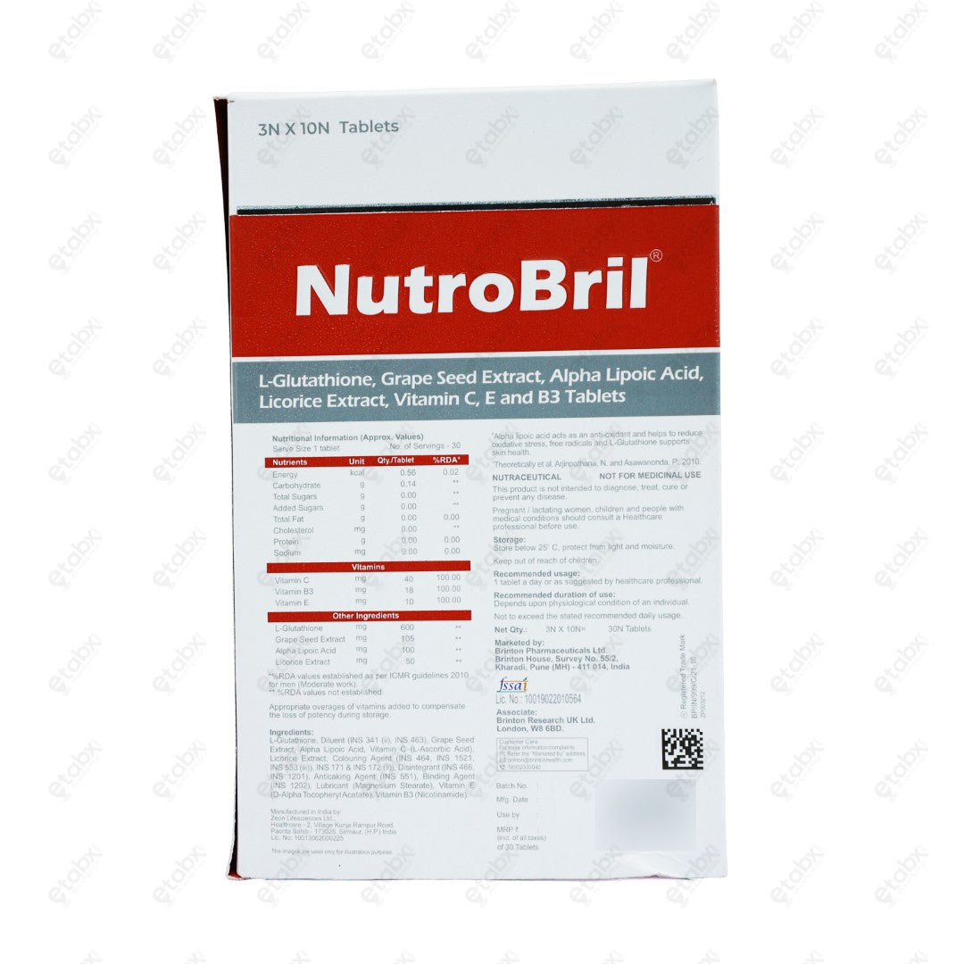 Nutrobril Tablets 10's