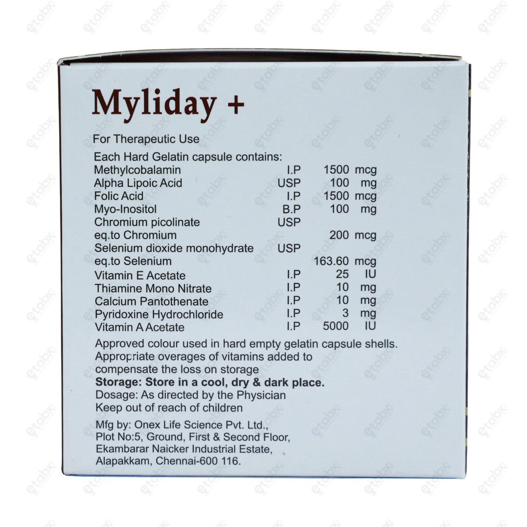 Myliday Plus Capsules 10'S