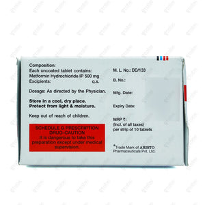 Bigomet 500 Tablet 10's