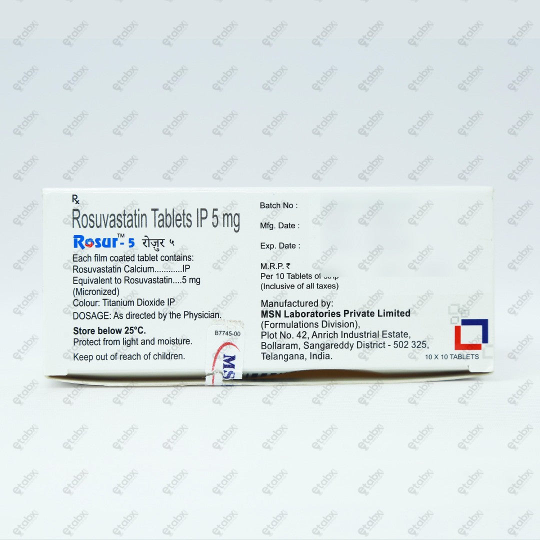 ROSUR 5mg Tablet 10's