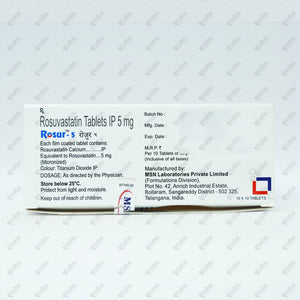 ROSUR 5mg Tablet 10's