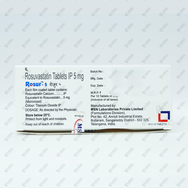 ROSUR 5mg Tablet 10's