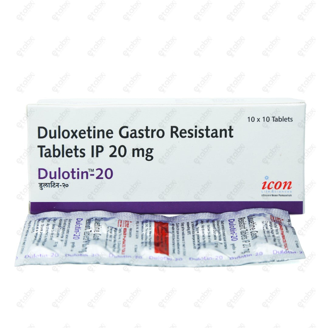 Dulotin 20mg Tablet 10's