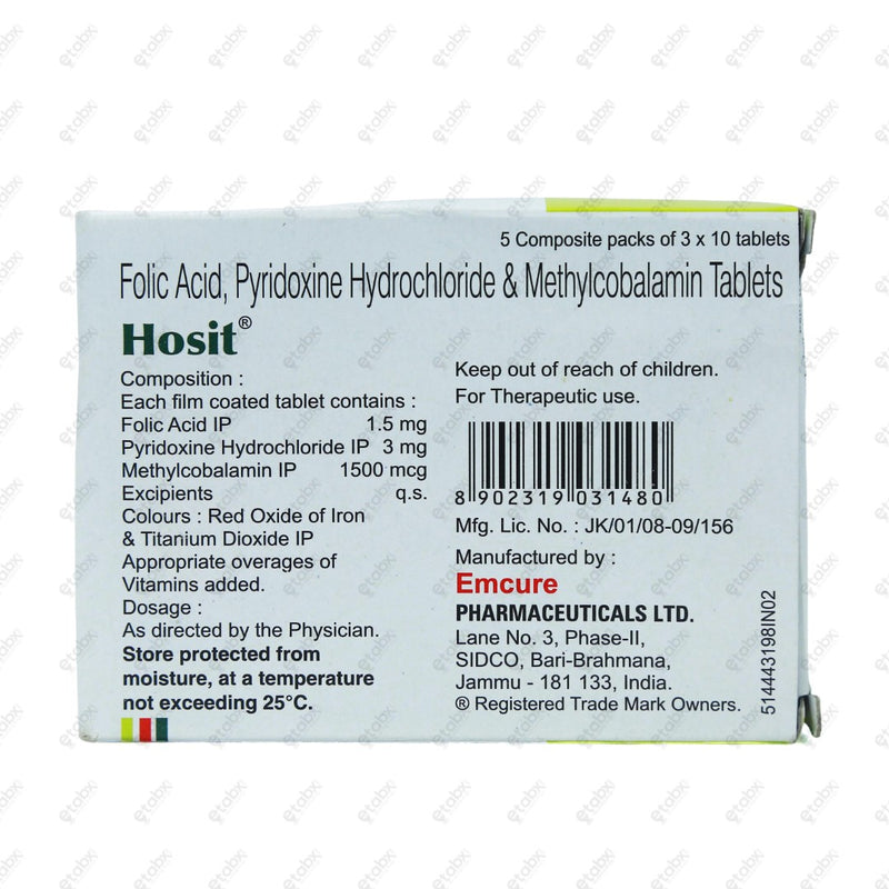 Hosit Tablet 10's