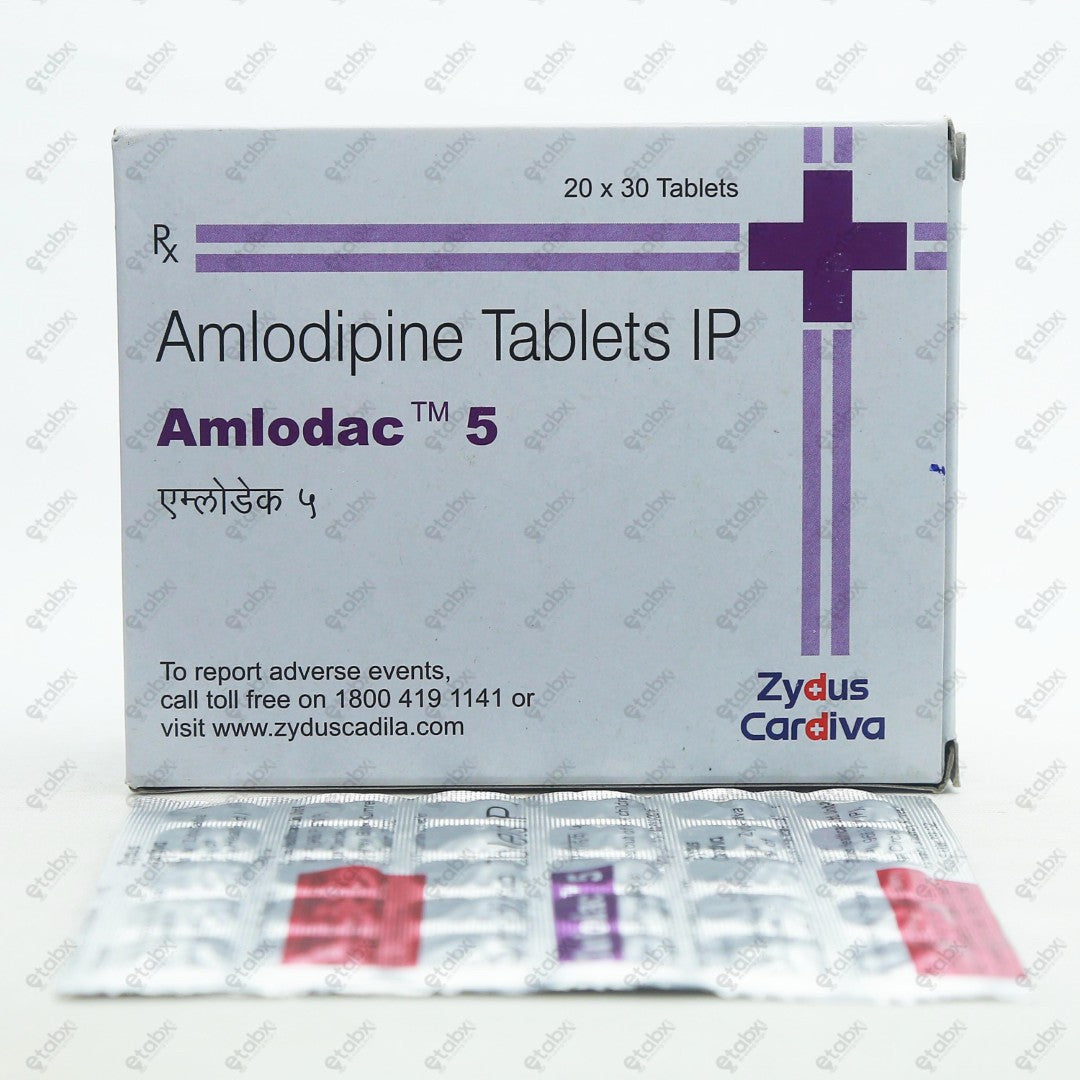 Amlodac 5mg Tablets 30'S