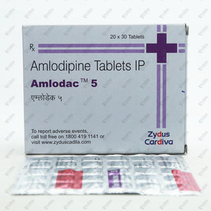 Amlodac 5mg Tablet 30's