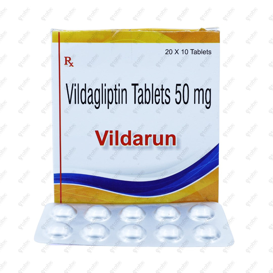 VILDARUN 50mg Tablets 10's