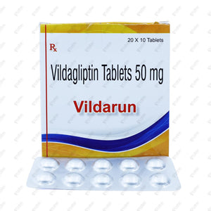 VILDARUN 50mg Tablets 10's