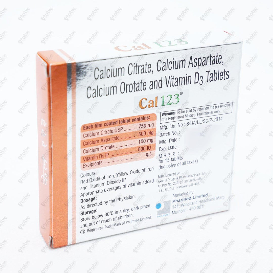 Cal 123 Tablet 15's