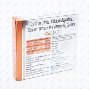 Cal 123 Tablet 15's