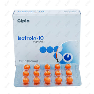 Isotroin 10mg Capsules 15's