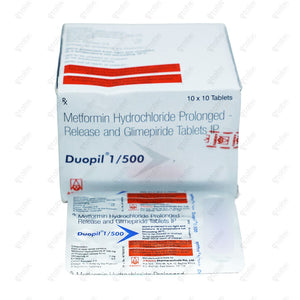 Duopil 1/500mg Tablet 10's