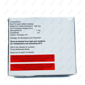 Duopil 1/500mg Tablet 10's