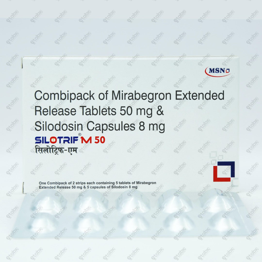 Silotrif M 50mg Tablet 10's