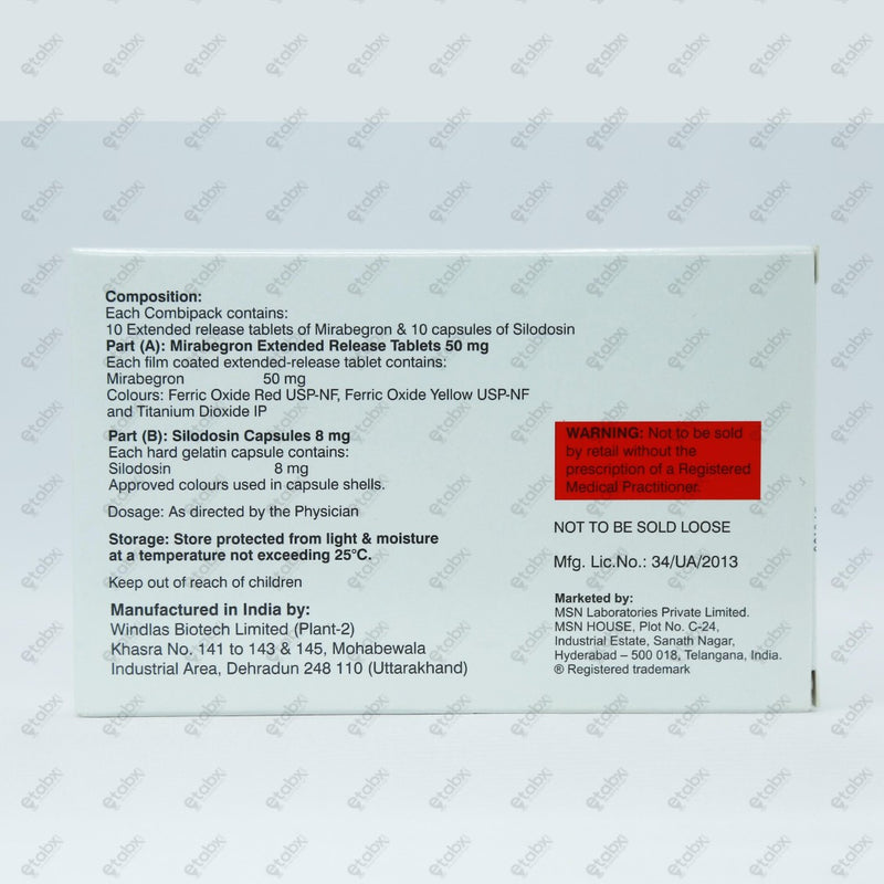 Silotrif M 50mg Tablet 10's