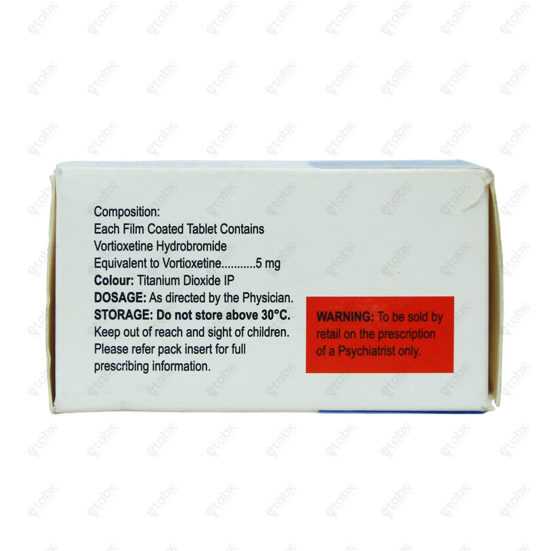 TRIVOXETIN 5mg Tablet 10's