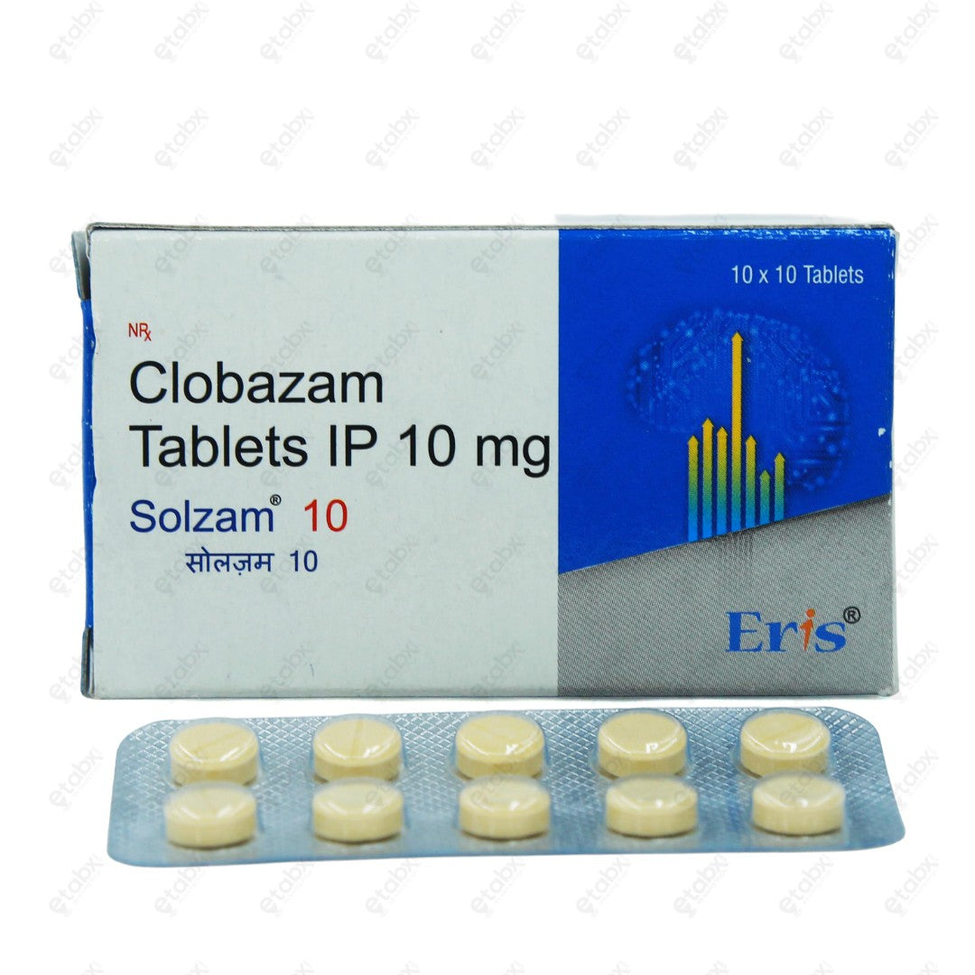 Solzam 10mg Tablet 10's