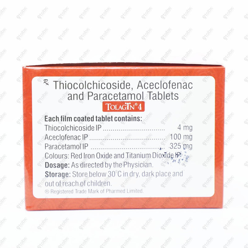 TOLAGIN 4 Tablets 10's