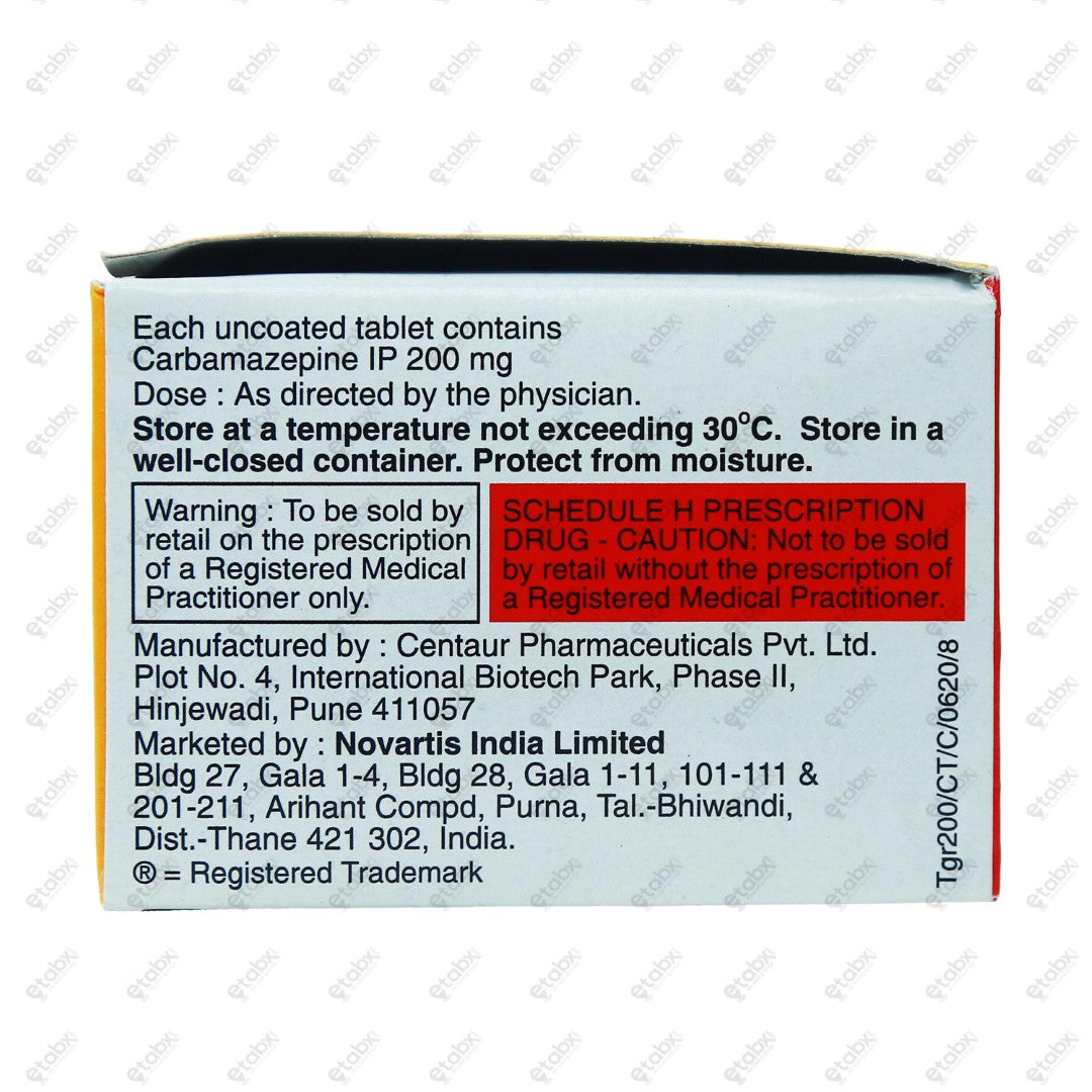 TEGRITAL 200mg Tablets 10's