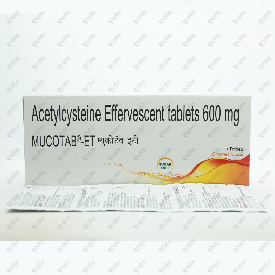 MUCOTAB ET Tablet 10's