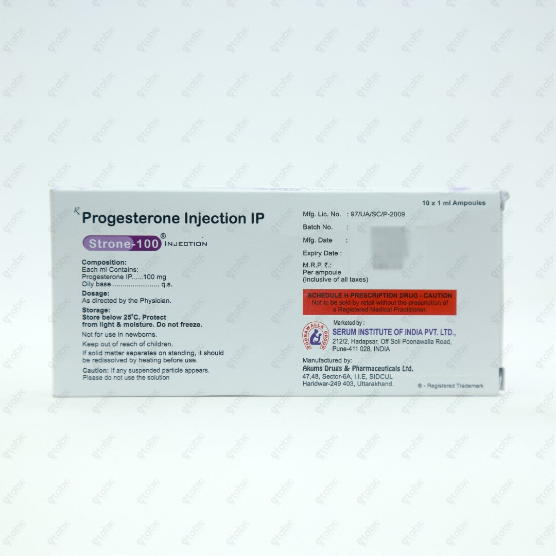 Strone 100 Injection 1ml 1's