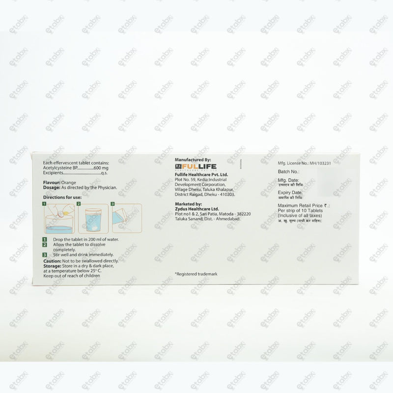 MUCOTAB ET Tablet 10's
