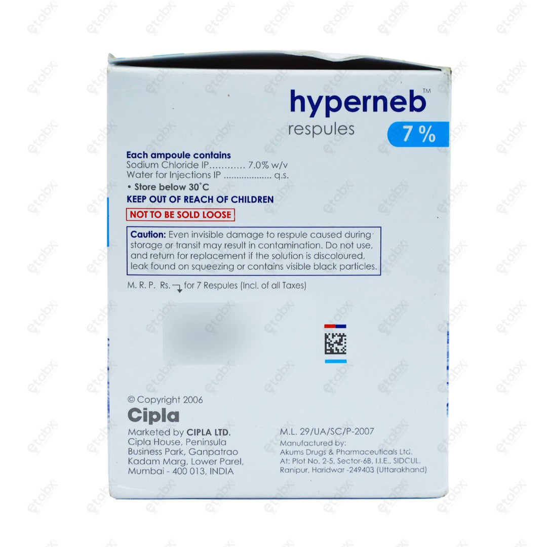 Hyperneb 7% Respules 4ml