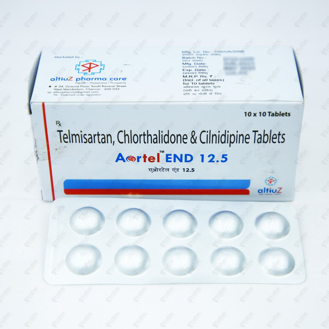 Aortel End 12.5mg Tablet 10's