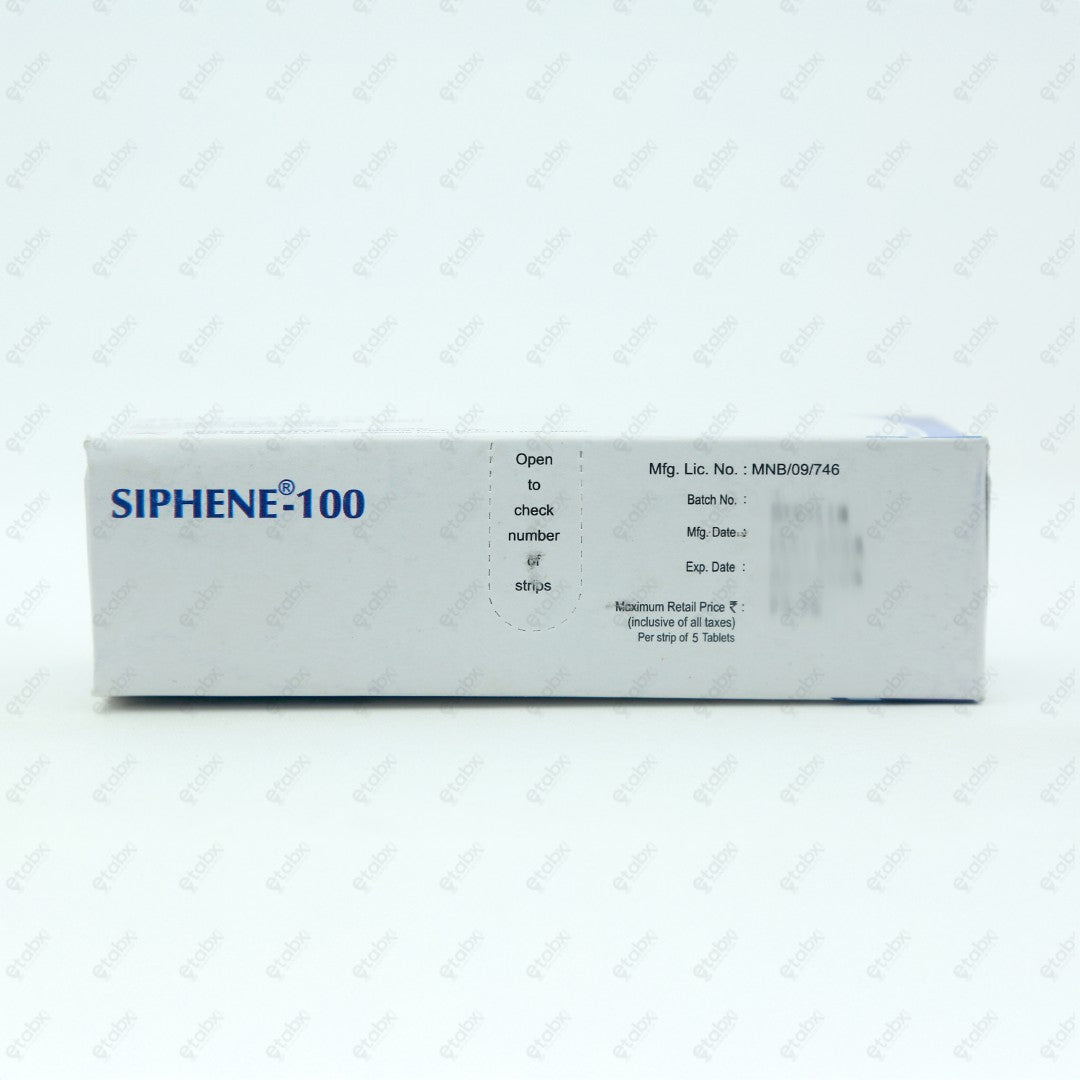 Siphene 100mg Tablet 5's