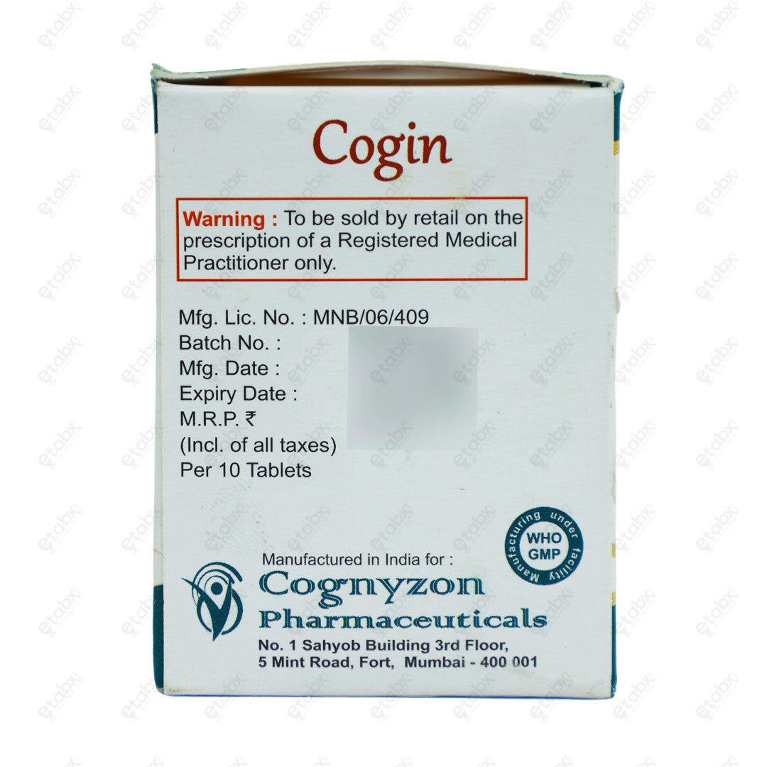 Cogin Tablet 10's