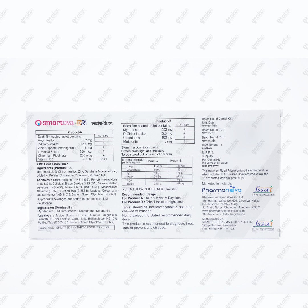 SMARTOVA DN TABLET 30's