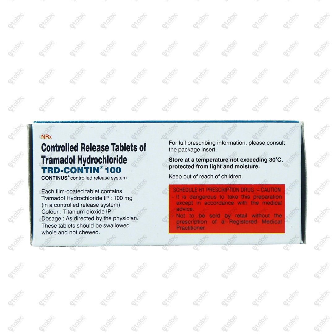 TRD Contin 100mg Tablet 10's