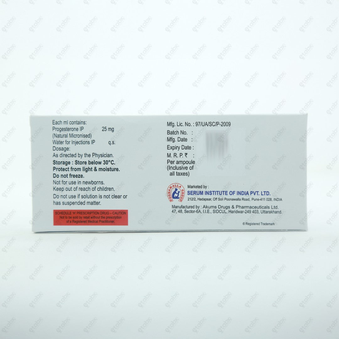 Strone AQ 25mg Injection 1ml
