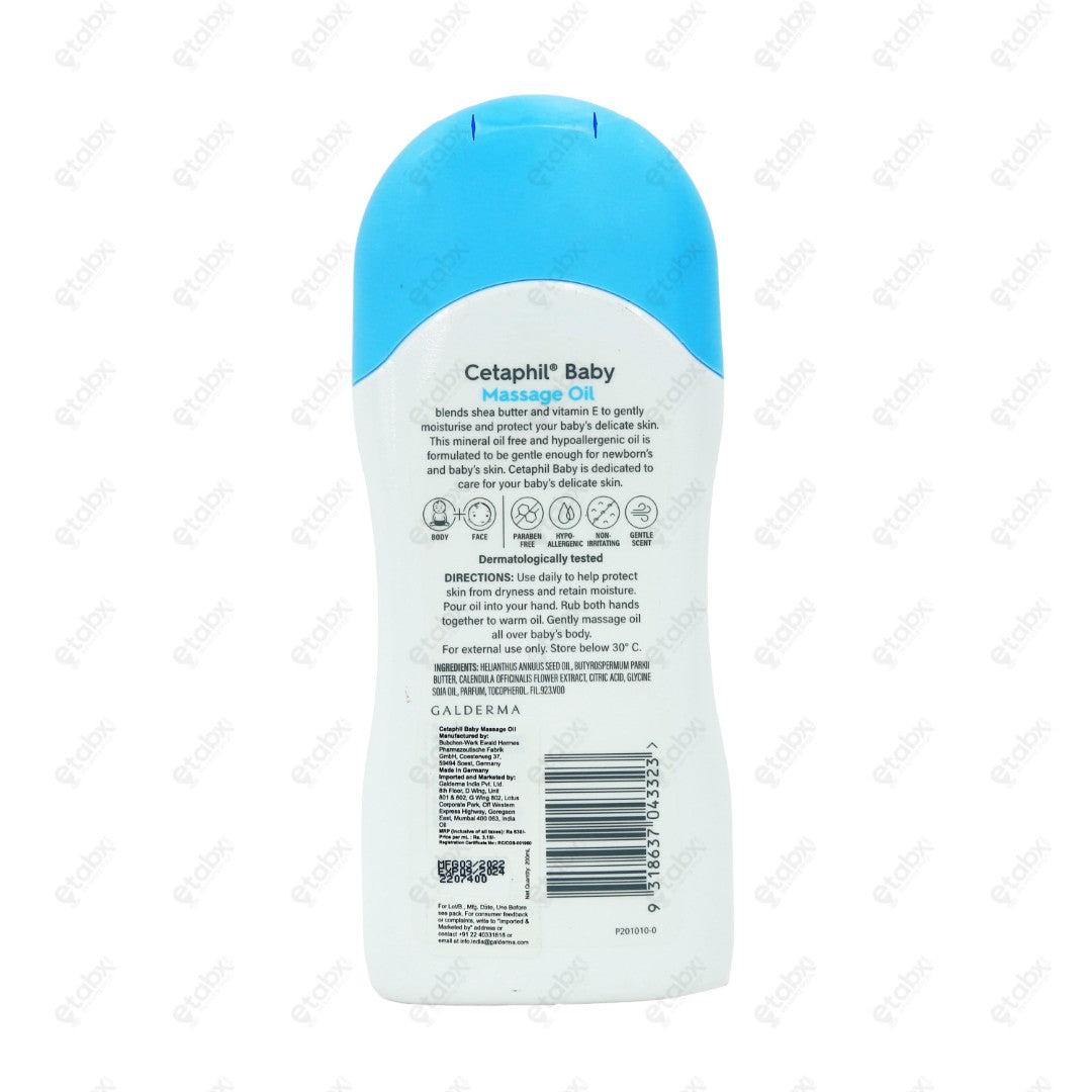 Cetaphil Baby Massage Oil 200ML