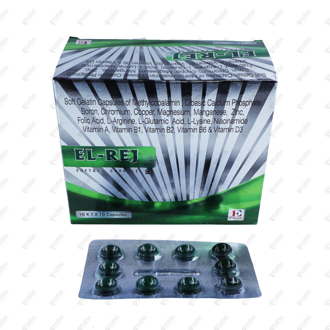 Elrej Soft Gel Capsules 10's