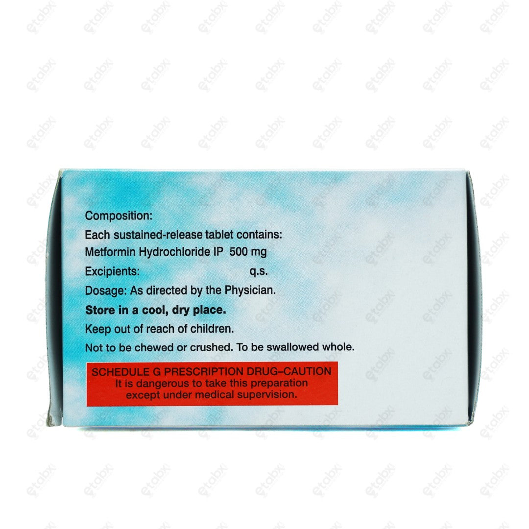 Bigomet SR 500mg Tablet 10's