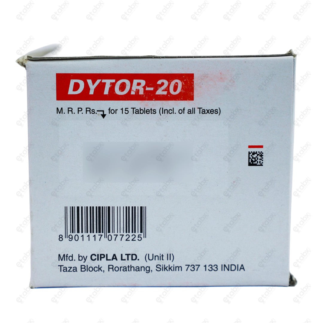 Dytor 20mg Tablet 15's
