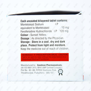 Hismont F Tablets 10's